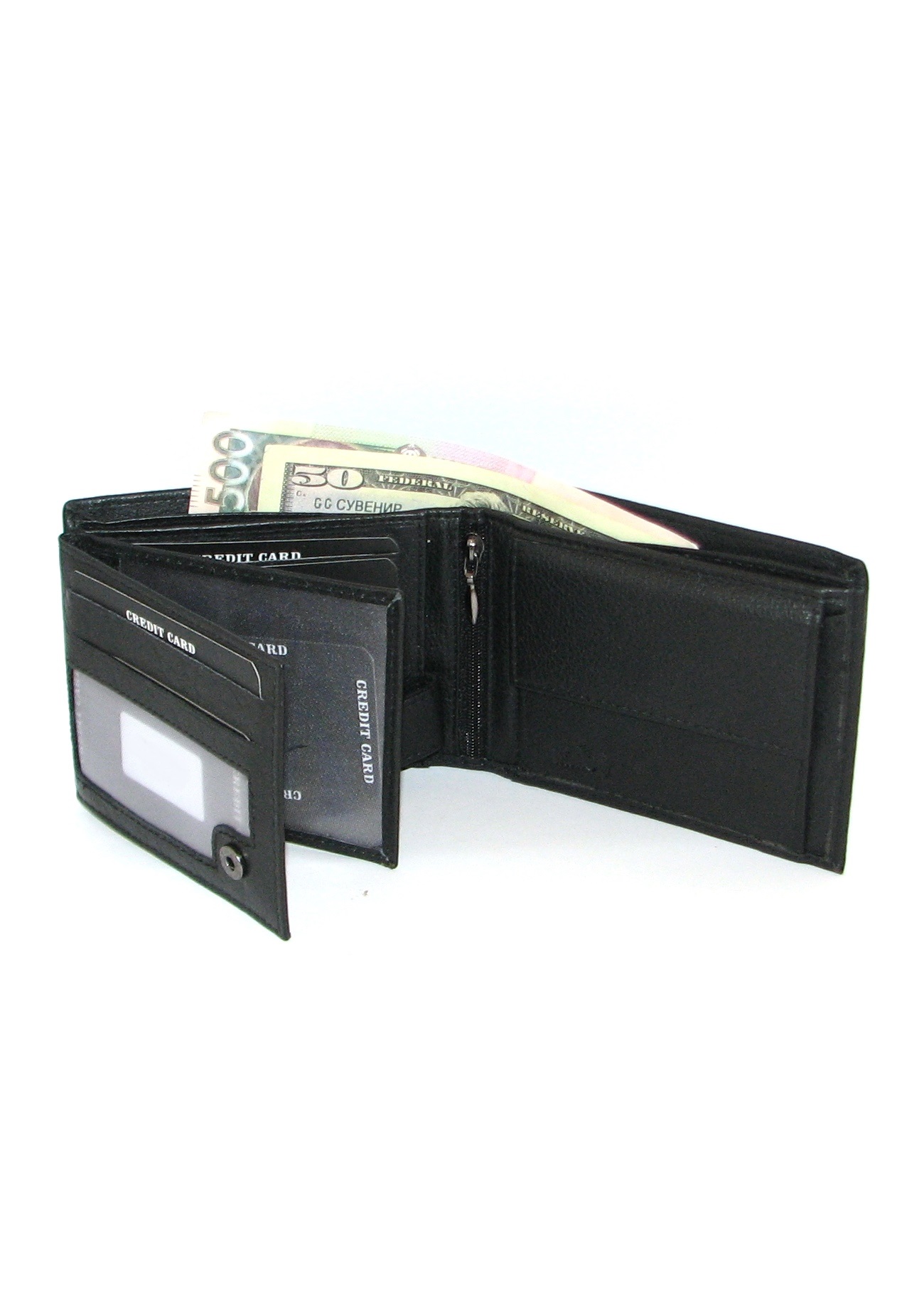 Кожаный кошелек DNK N992-CCF blk NEW Кожаный кошелек DNK N992-CCF blk NEW